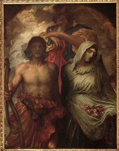 Tiempo, Muerte y Juicio, c.1895 de George Frederick Watts